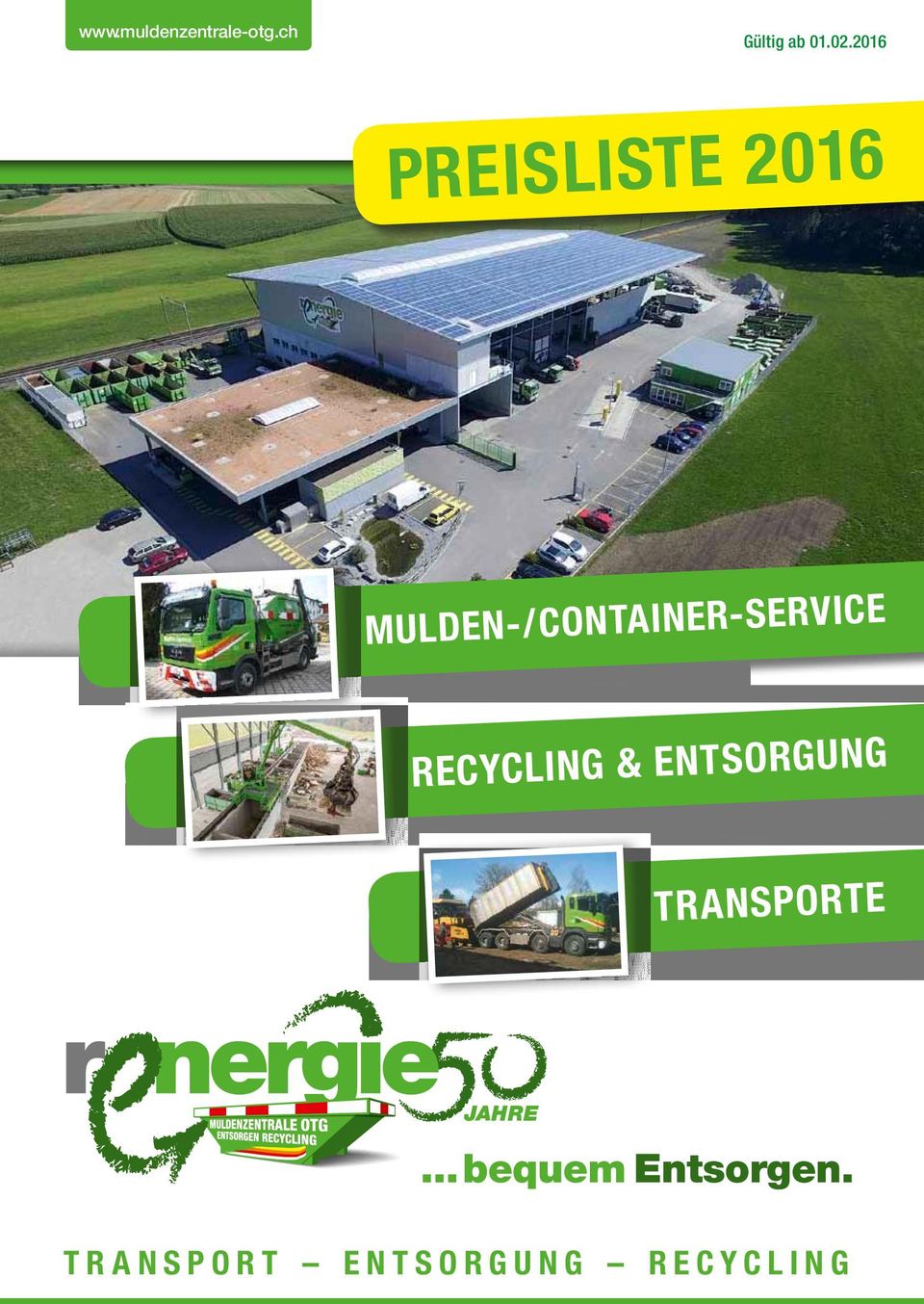 Mulden-/Container-ServiCe recycling &