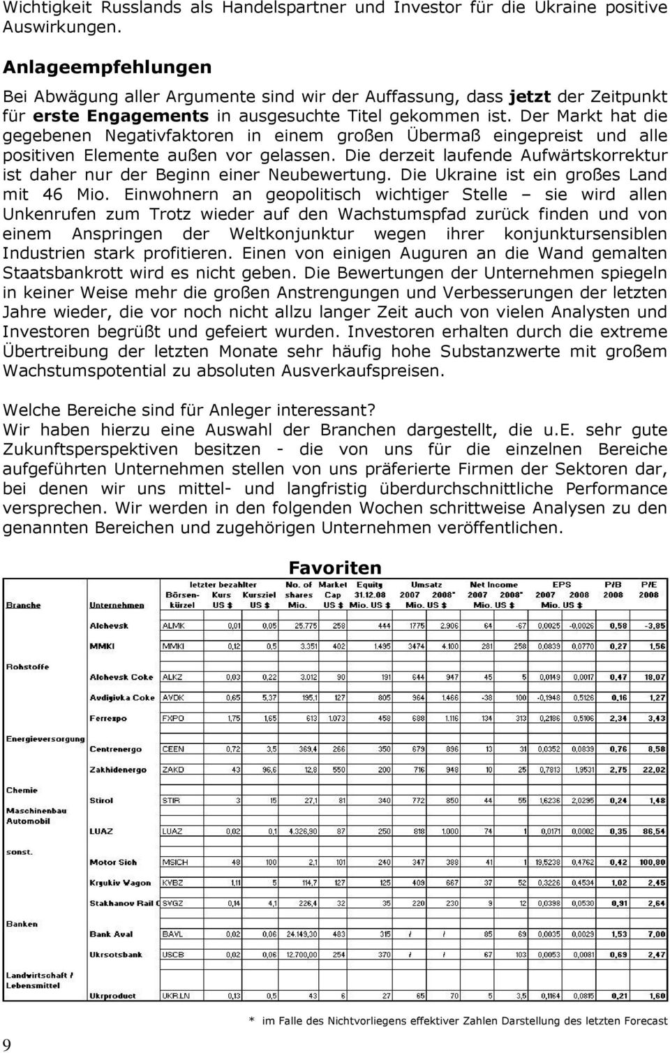 Der Markt hat die gegebenen Negativfaktoren in einem großen Übermaß eingepreist und alle positiven Elemente außen vor gelassen.