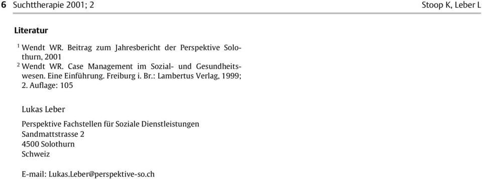 Case Management im Sozial- und Gesundheitswesen. Eine Einführung. Freiburg i. Br.