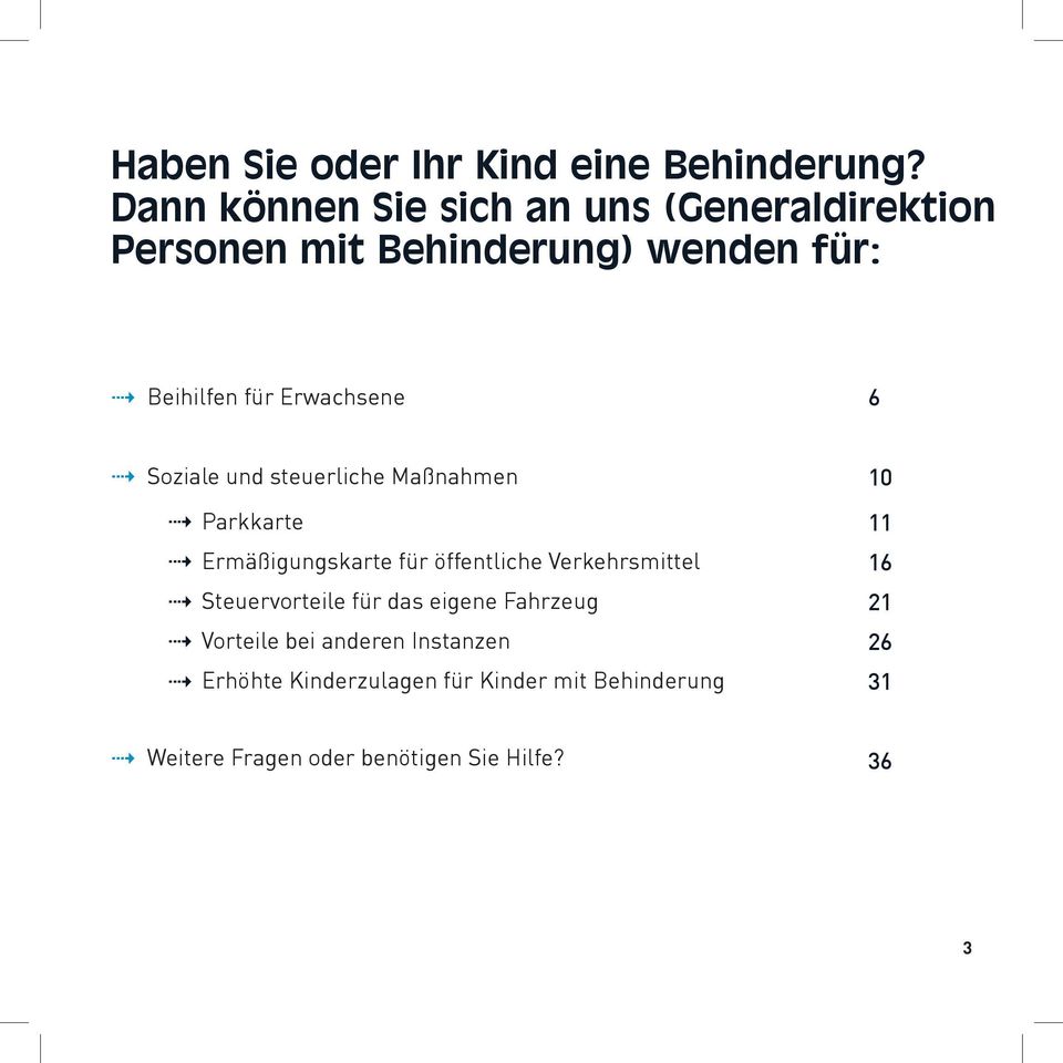 Erwachsene 6 Soziale und steuerliche Maßnahmen Parkkarte Ermäßigungskarte für öffentliche Verkehrsmittel