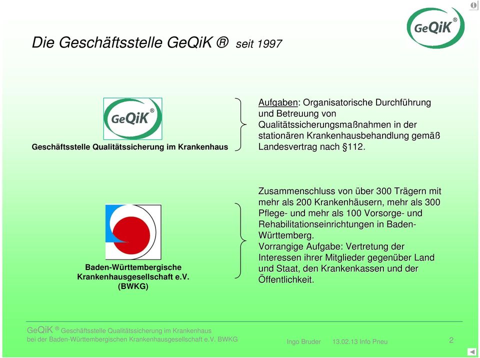 rtrag nach 112. Baden-Württembergische Krankenhausgesellschaft e.v.