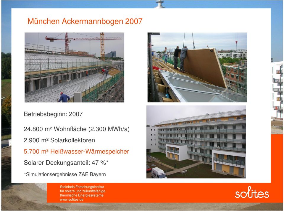 900 m² Solarkollektoren 5.