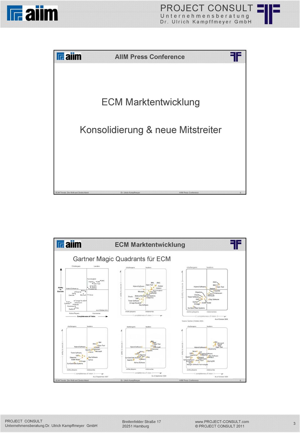 neue Mitstreiter 5 ECM