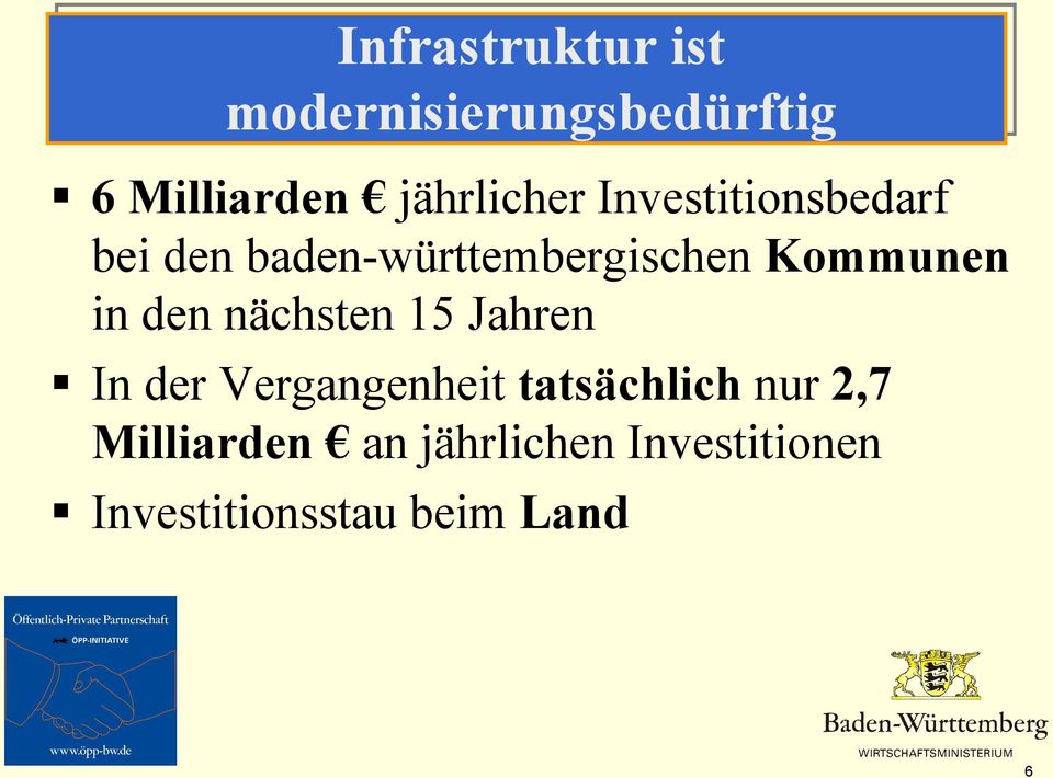 Kommunen in den nächsten 15 Jahren In der Vergangenheit