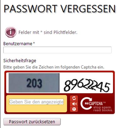 Weitere Funktionalitäten Passwort vergessen? Verwenden Sie dazu die Passwort vergessen -Funktion. Sie finden diese direkt unter dem Einloggen -Button.