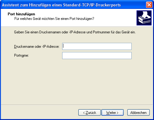 EINFÜHRUNG UND ERSTE SCHRITTE 9 Schritt 3 Installieren der PostScript-Druckertreiber für TCP/IP-Druckfunktionalität Führen Sie auf den Client-Computern unter Windows XP die folgenden Schritte aus: 1