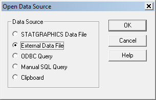 Datenimport aus Excel (auch für Office 2010) 1 Markieren der aktuellen Tabelle in Excel (incl. Spaltenbezeichnungen) 2. Kopieren in Zwischenablage 3. Menü: File Open- Open Datasource oder Button: 4.