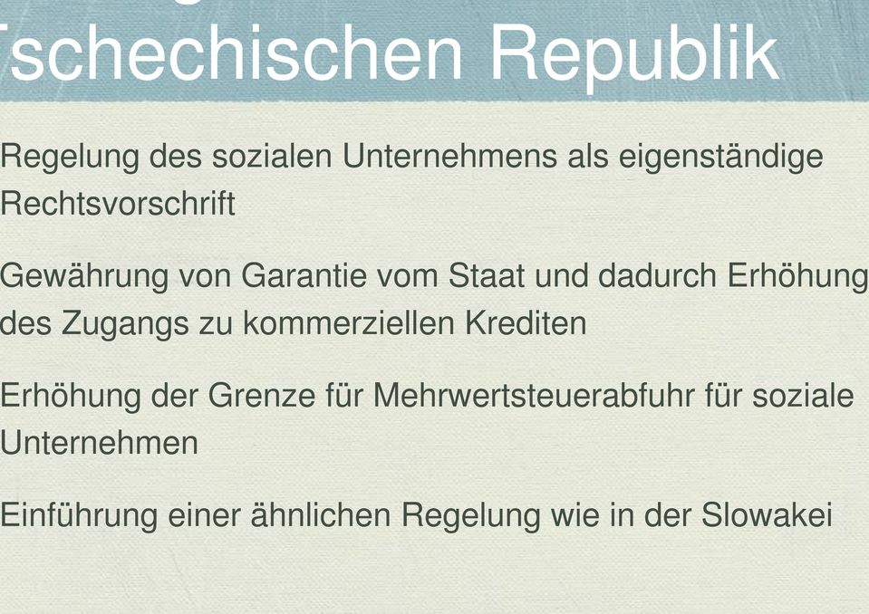 Zugangs zu kommerziellen Krediten rhöhung der Grenze für