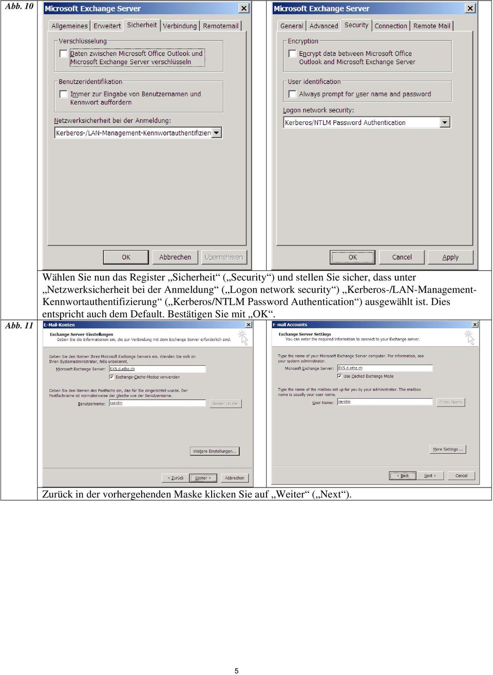 Netzwerksicherheit bei der Anmeldung ( Logon network security ) Kerberos-/LAN-Management-