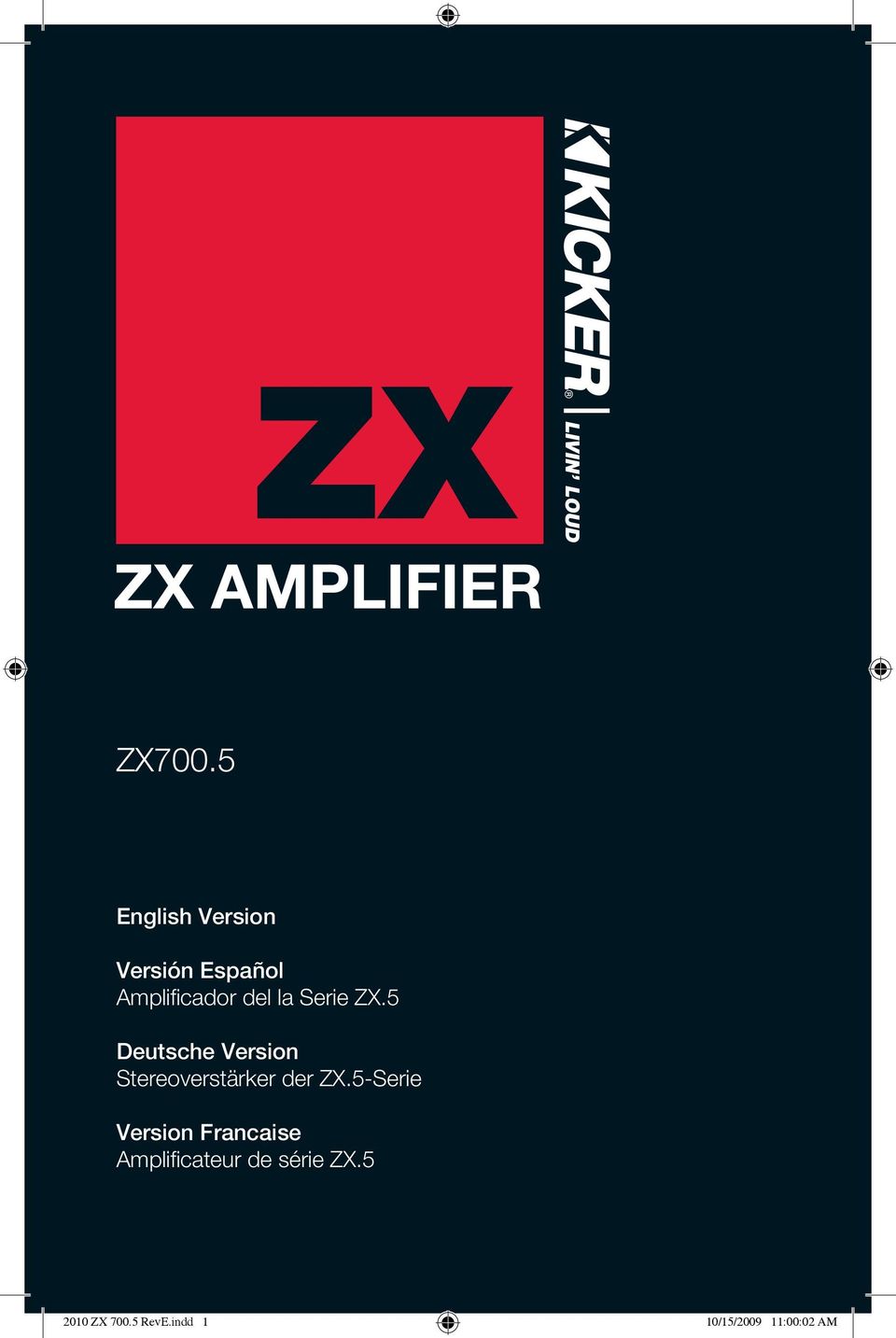 Serie ZX.5 Deutsche Version Stereoverstärker der ZX.