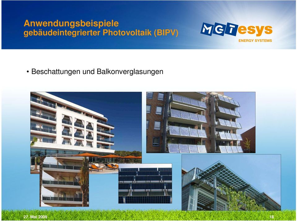 Photovoltaik (BIPV)