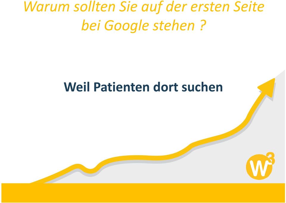 bei Google stehen?