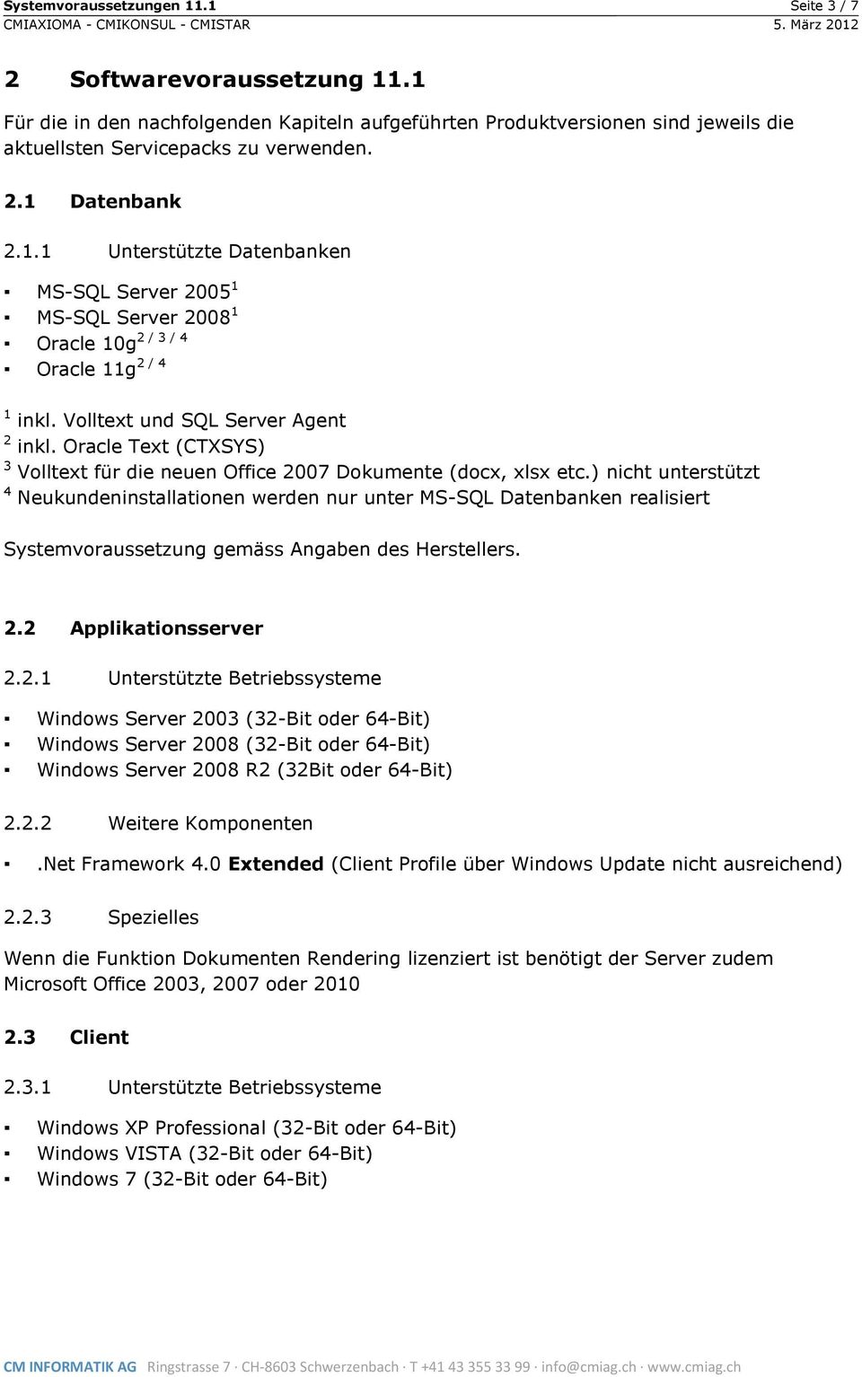 Oracle Text (CTXSYS) 3 Volltext für die neuen Office 2007 Dokumente (docx, xlsx etc.