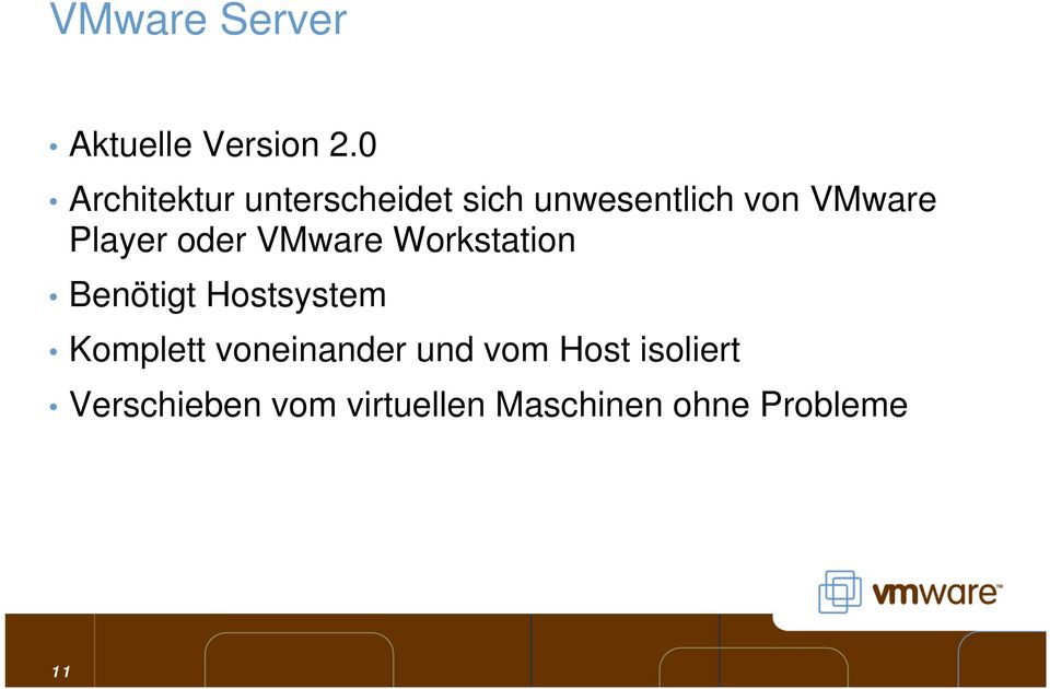 Player oder VMware Workstation Benötigt Hostsystem Komplett