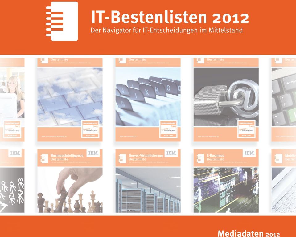 de www.e-learning-bestenliste.de BusinessIntelligence Server-Virtualisierung E-Business Mobile Bestenl Die innovativste www.