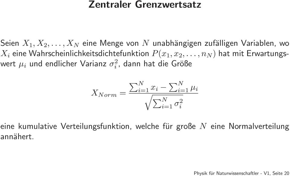 Wahrscheinlichkeitsdichtefunktion P(x 1, x 2,.