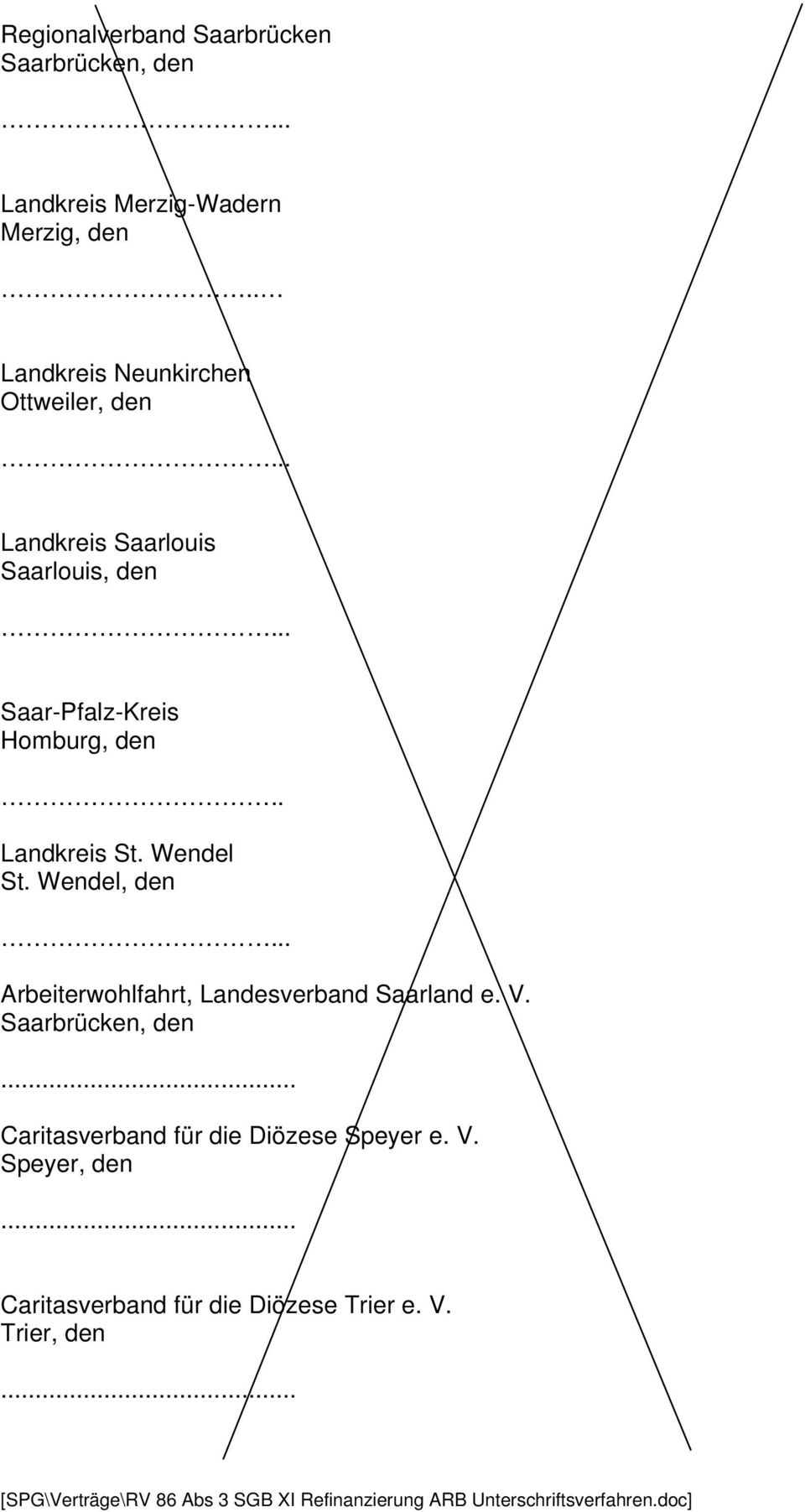 Homburg, den.. Landkreis St. Wendel St.