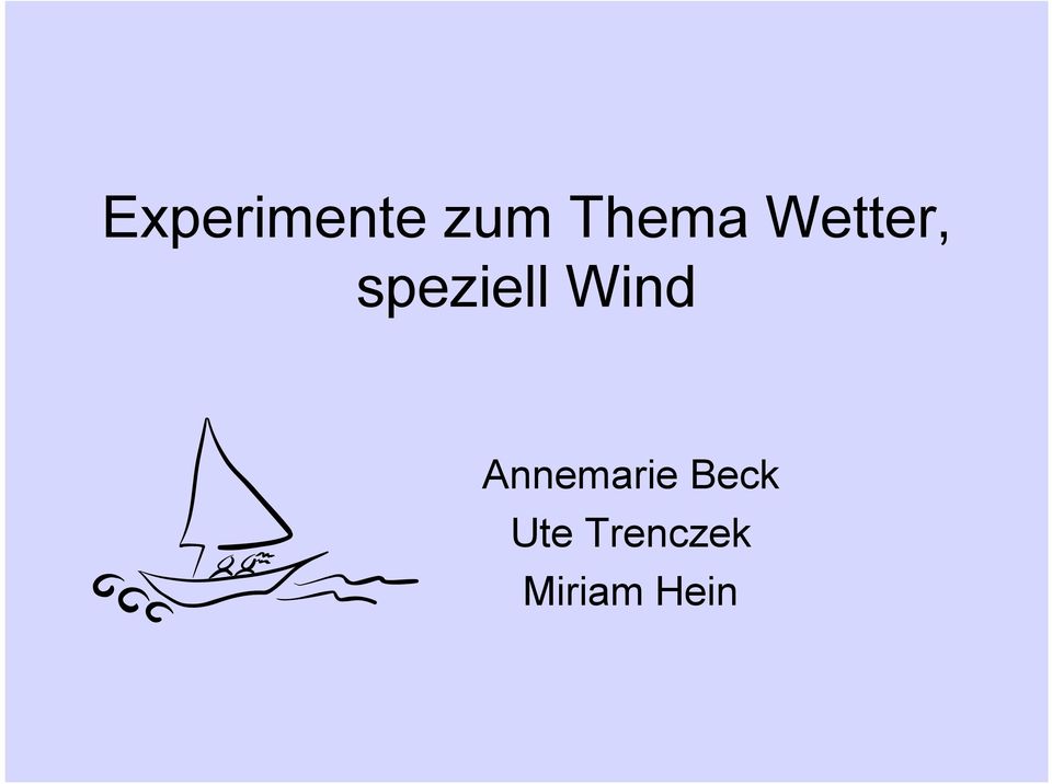 speziell Wind