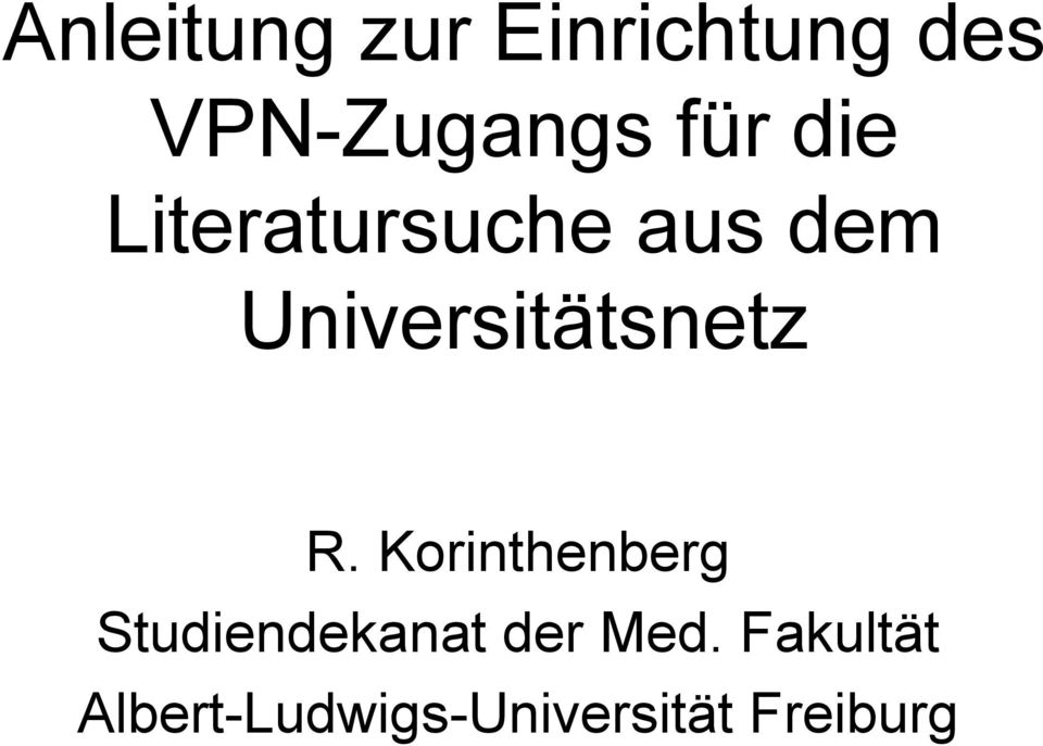 Universitätsnetz R.