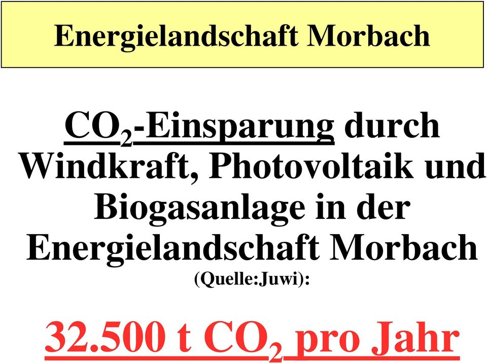 der Energielandschaft Morbach