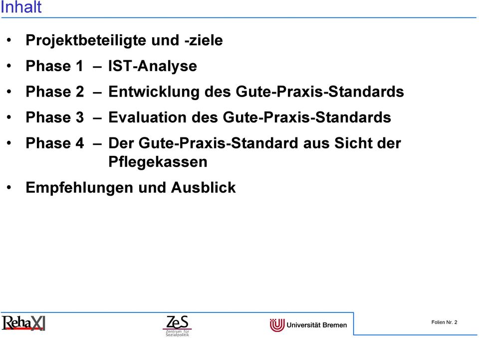 des Gute-Praxis-Standards Phase 4 Der Gute-Praxis-Standard