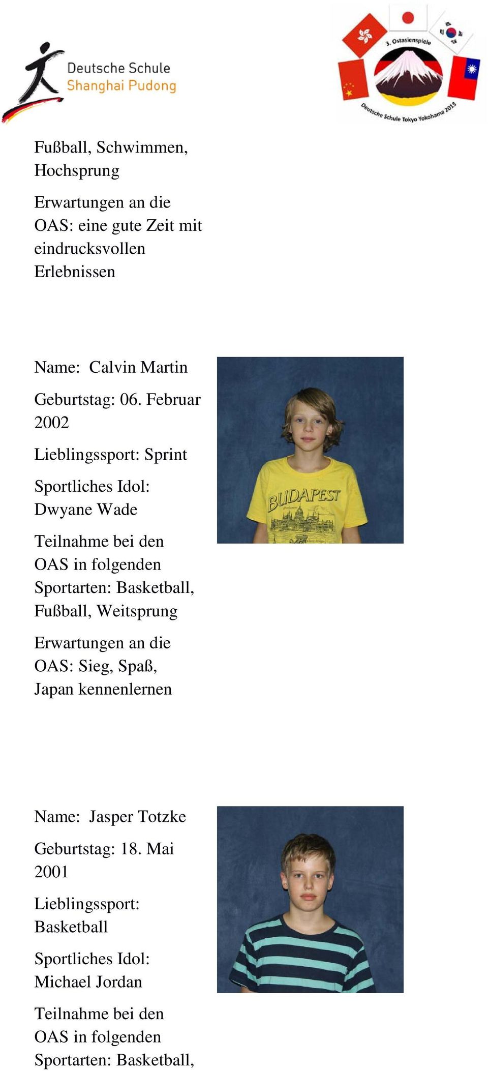 Februar 2002 Sprint Dwyane Wade Sportarten: Basketball, Fußball, Weitsprung OAS: