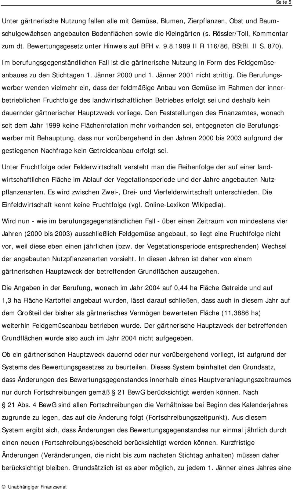 Jänner 2000 und 1. Jänner 2001 nicht strittig.