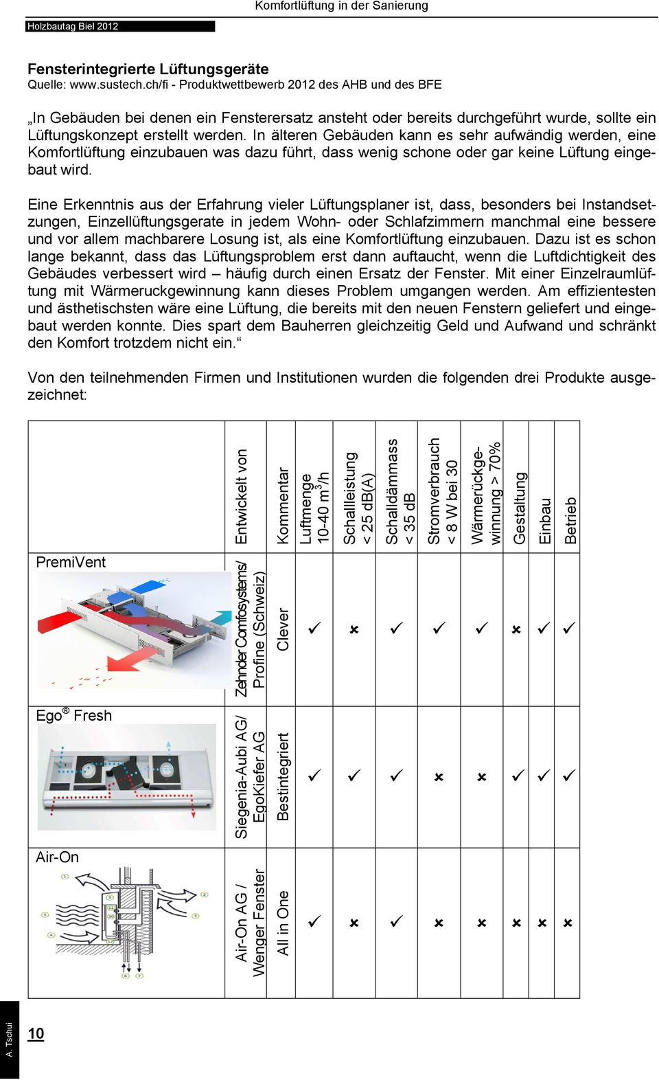 In älteren Gebäuden kann es sehr aufwändig werden, eine Komfortlüftung einzubauen was dazu führt, dass wenig schone oder gar keine Lüftung eingebaut wird.