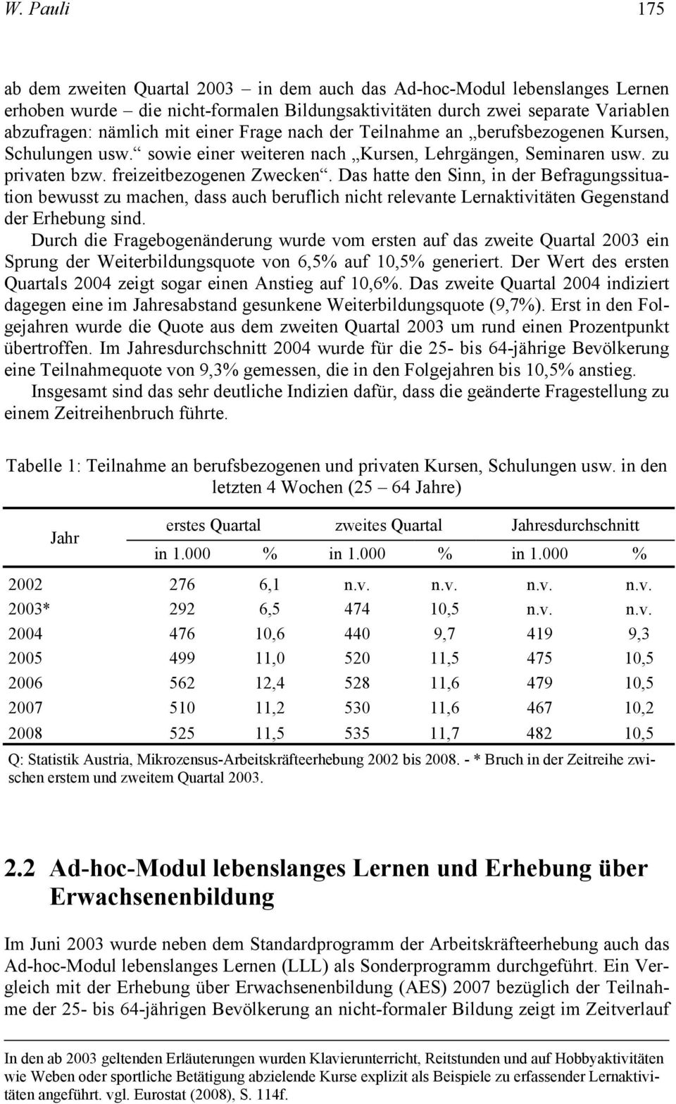 Das hatte den Sinn, in der Befragungssituation bewusst zu machen, dass auch beruflich nicht relevante Lernaktivitäten Gegenstand der Erhebung sind.