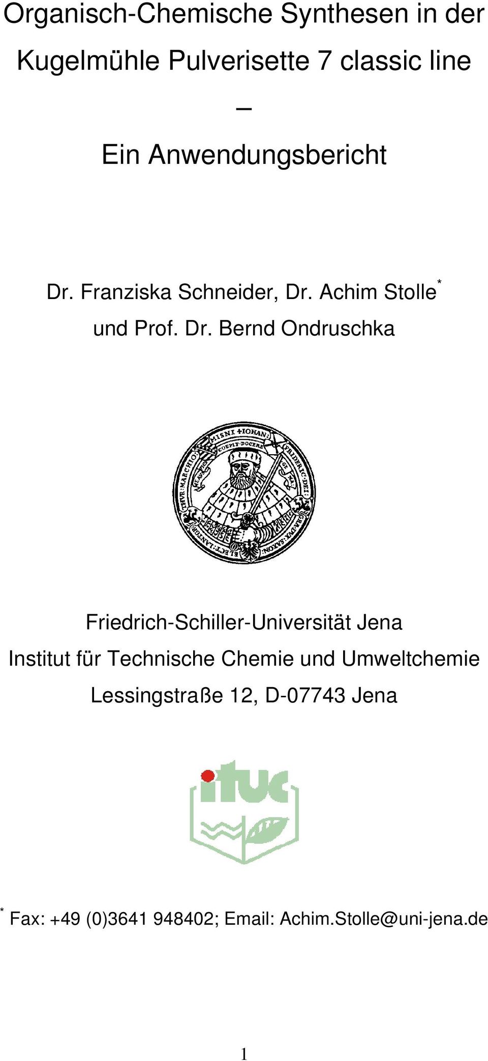 Franziska Schneider, Dr.