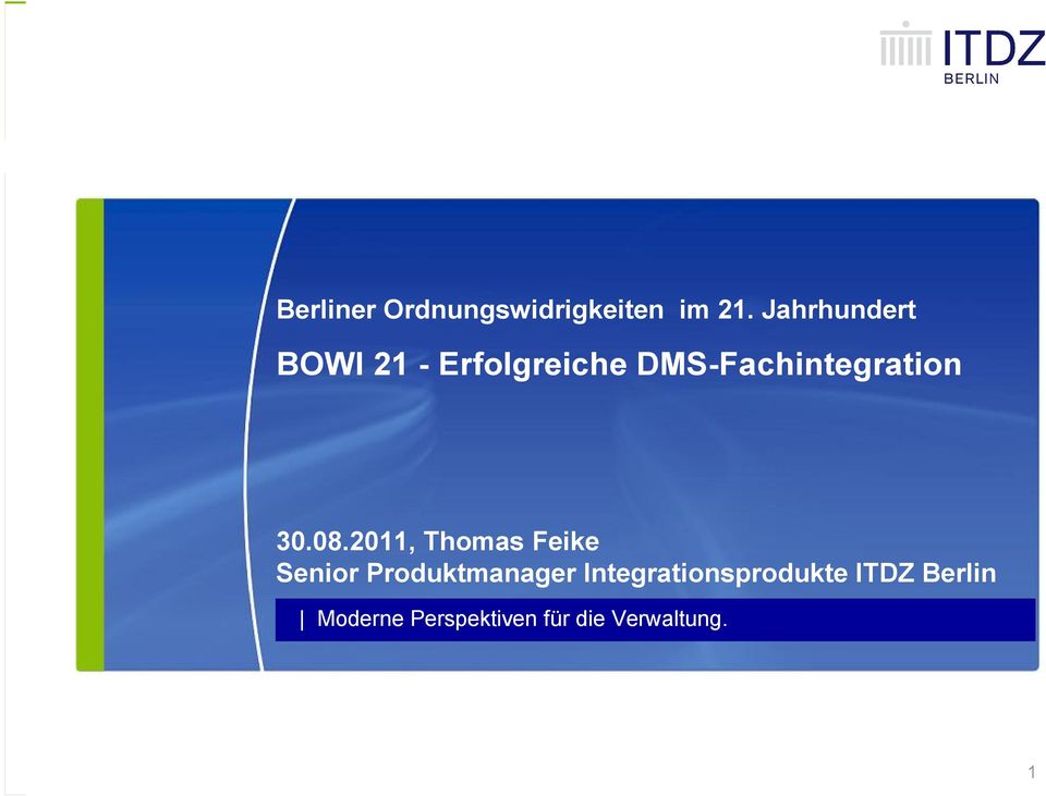 DMS-Fachintegration 30.08.