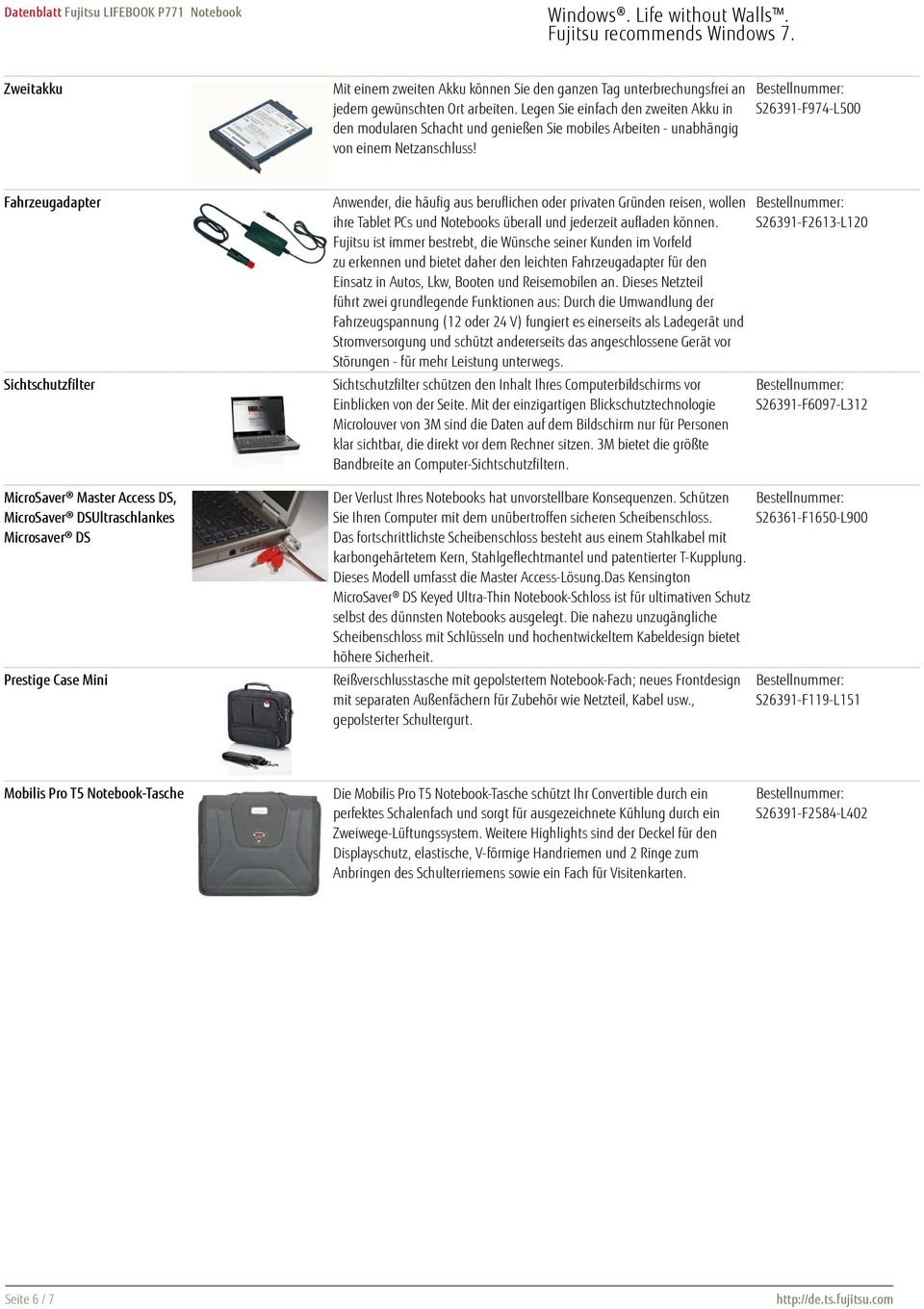 S26391-F974-L500 Fahrzeugadapter Sichtschutzfilter MicroSaver Master Access DS, MicroSaver DSUltraschlankes Microsaver DS Prestige Case Mini Anwender, die häufig aus beruflichen oder privaten Gründen