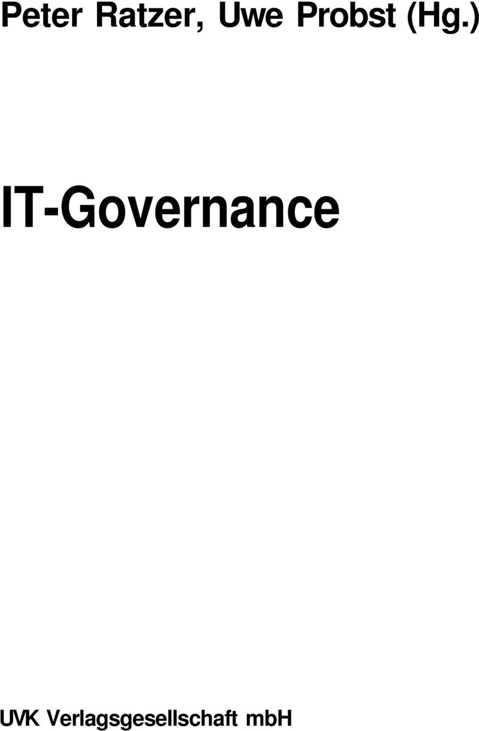 ) IT-Governance