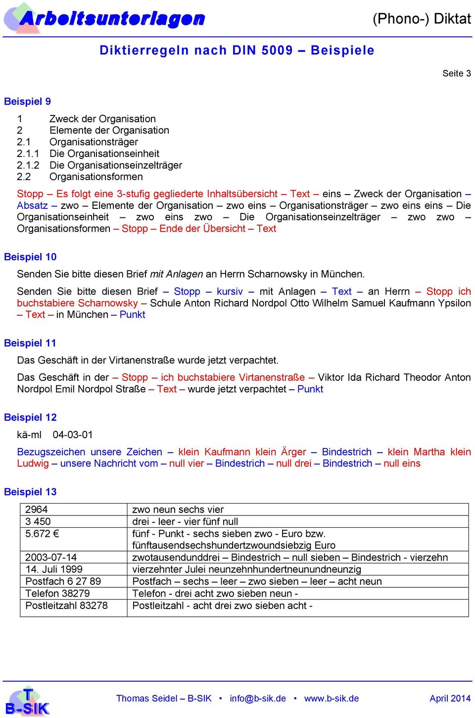 Organisationseinheit zwo eins zwo Die OrganisationseinzeltrÑger zwo zwo Organisationsformen Stopp Ende der àbersicht Text Beispiel 10 Senden Sie bitte diesen Brief mit Anlagen an Herrn Scharnowsky in