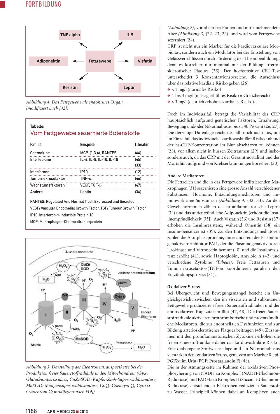 Visfatin RANTES: Regulated And Normal T cell Expressed and Secreted VEGF: Vascular Endothelial Growth Factor, TGF: Tumour Growth Factor IP10: Interferon-γ-inducible Protein 10 MCP: