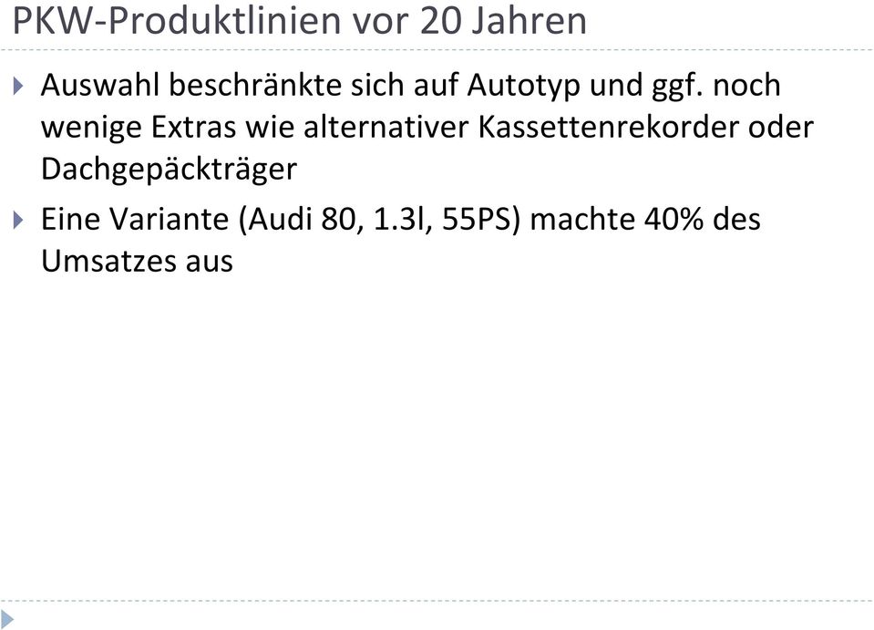 noch wenige Extras wie alternativer Kassettenrekorder