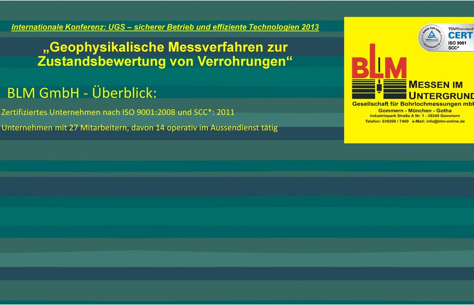 SCC*: 2011 Unternehmen mit 27