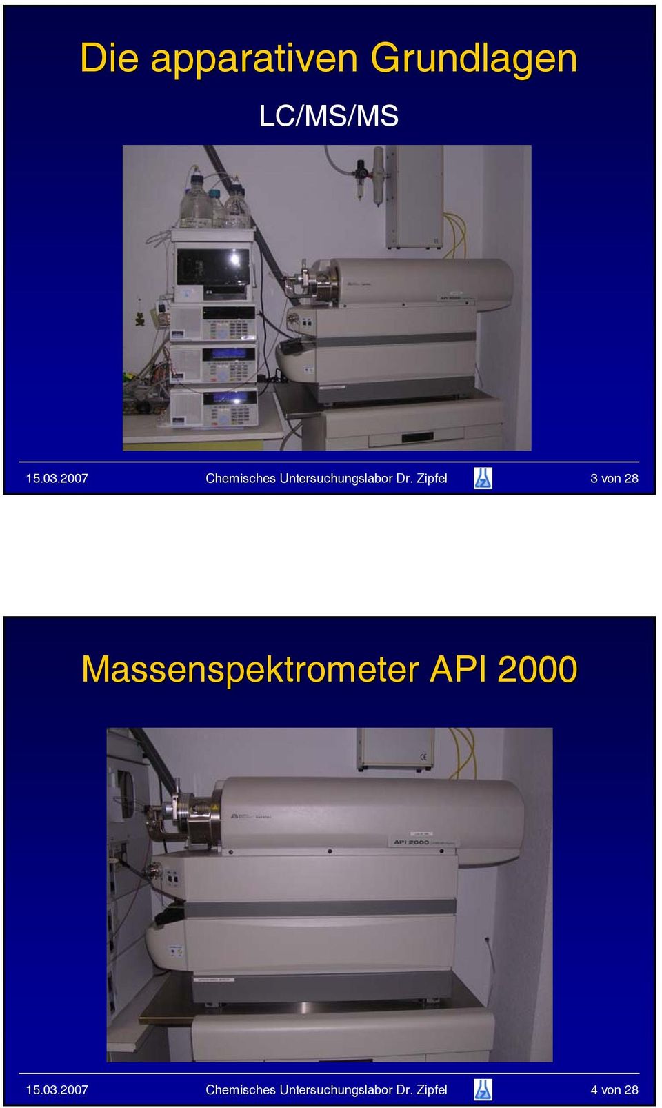 Zipfel 3 von 28 Massenspektrometer API 2000 15.