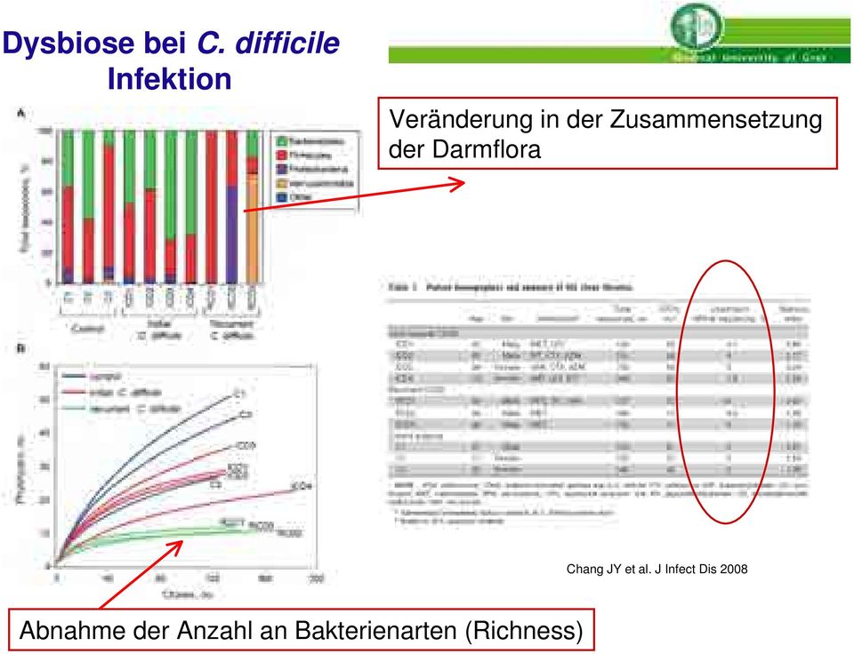 Zusammensetzung der Darmflora Chang JY et