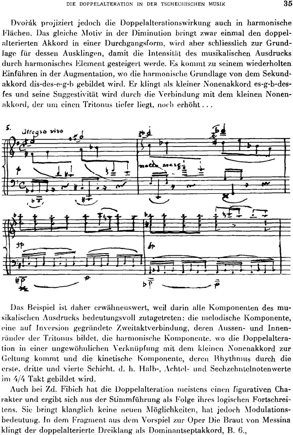 musikalischen Ausdrucks durch harmonisches Kiement gesteigert werde.