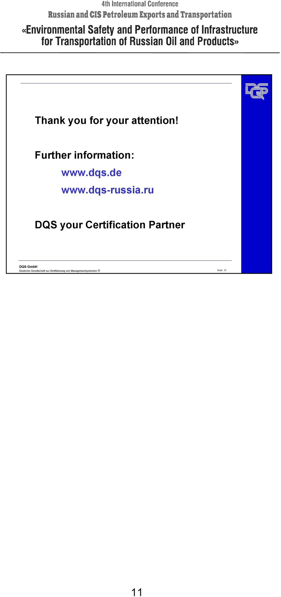 ru DQS your Certification Partner Deutsche