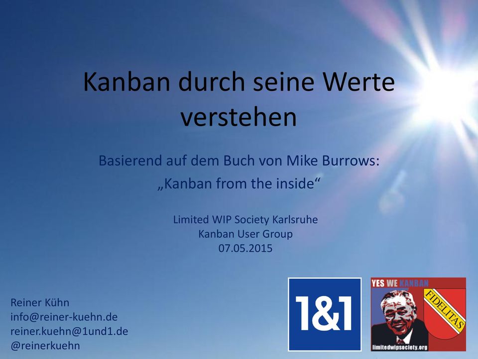 WIP Society Karlsruhe Kanban User Group 07.05.