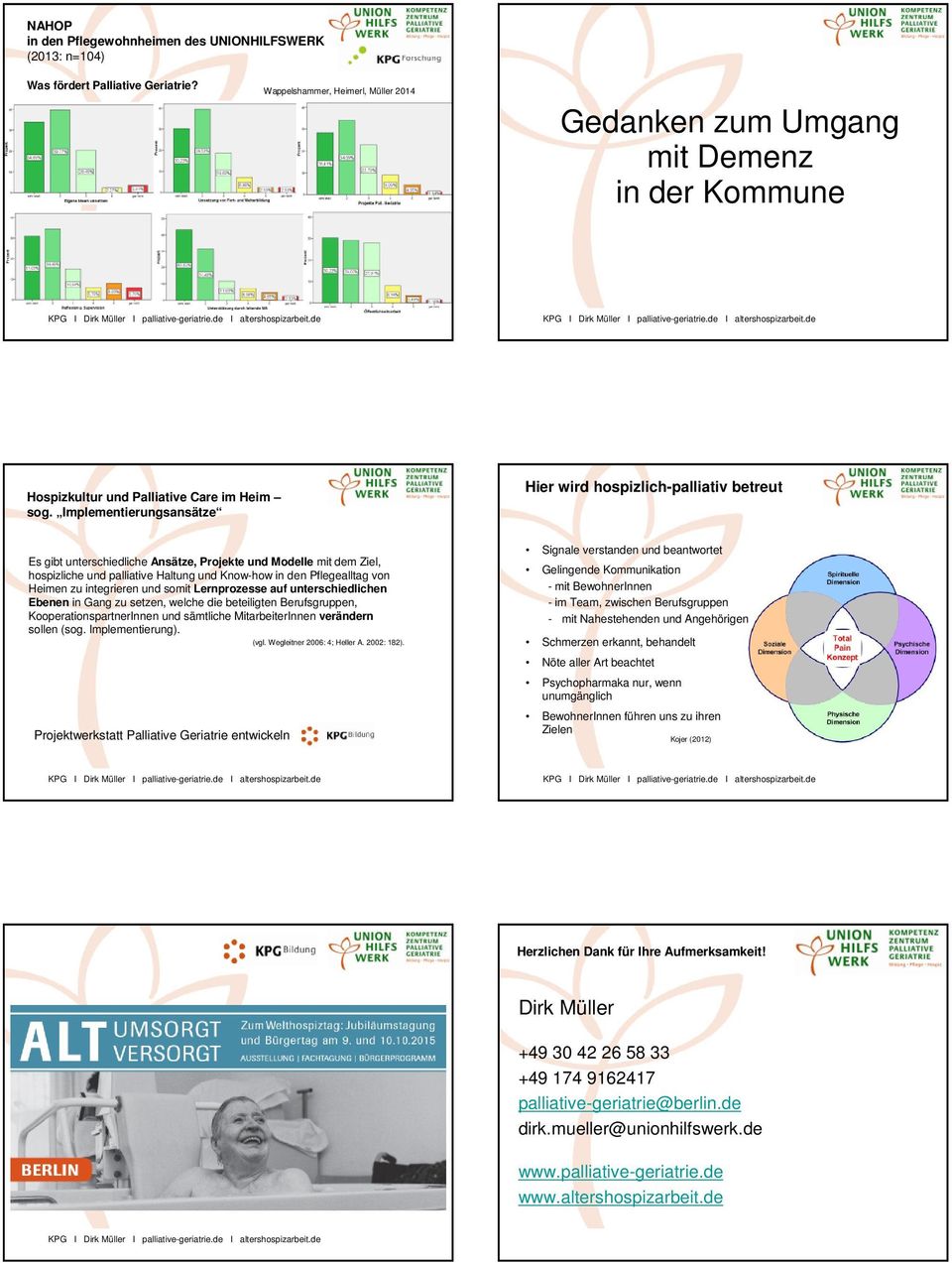 Implementierungsansätze Hier wird hospizlich-palliativ betreut Es gibt unterschiedliche Ansätze, Projekte und Modelle mit dem Ziel, hospizliche und palliative Haltung und Know-how in den Pflegealltag