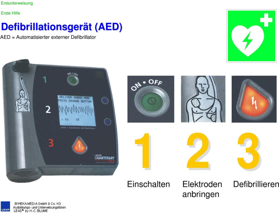 Automatisierter externer Defibrillator