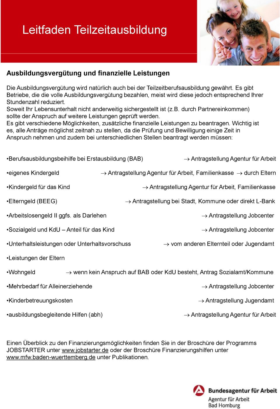 Es gibt verschiedene Möglichkeiten, zusätzliche finanzielle Leistungen zu beantragen.