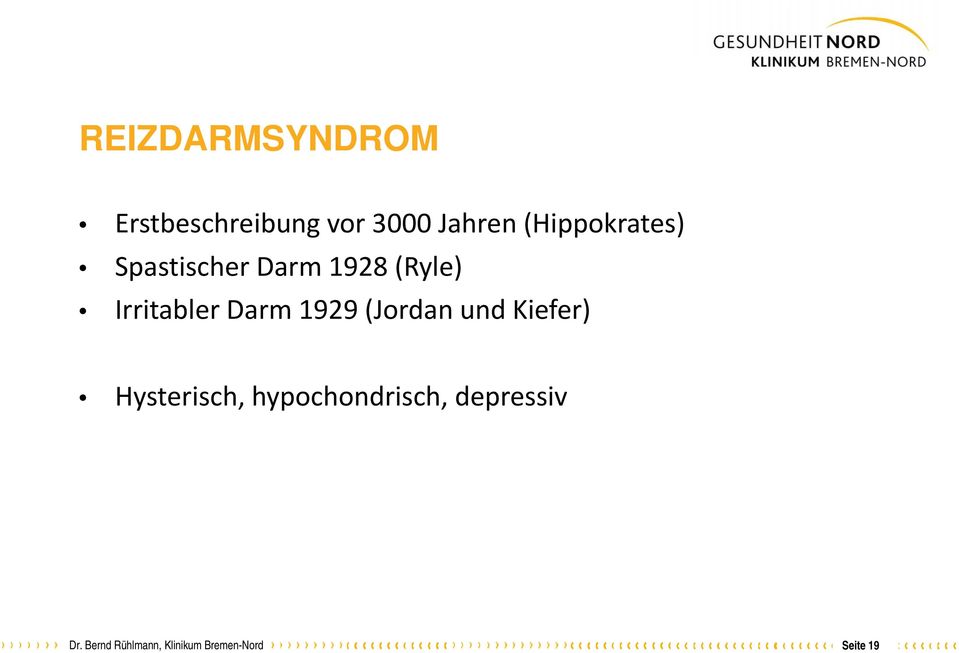 Darm 1929 (Jordan und Kiefer) Hysterisch,