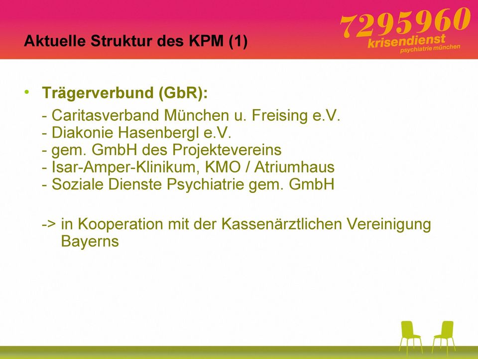 GmbH des Projektevereins - Isar-Amper-Klinikum, KMO / Atriumhaus -
