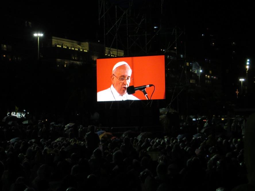 4. Der erste WJT mit Papst Franziskus Eindrücke seiner Predigten Alle Reden und Ansprachen von Papst Franziskus, weitere Informationen zum Besuch des Papstes in Brasilien und viele Fotos finden Sie