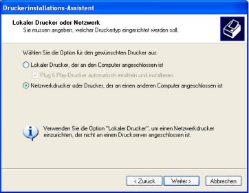 Falls einer der Computer das Betriebssystem Windows 98 SE aufweist, empfehlen wir einen Freigabenamen, der nicht mehr als 12 Zeichen (ohne Leerzeichen) beinhaltet, um die Kompatibilität zu