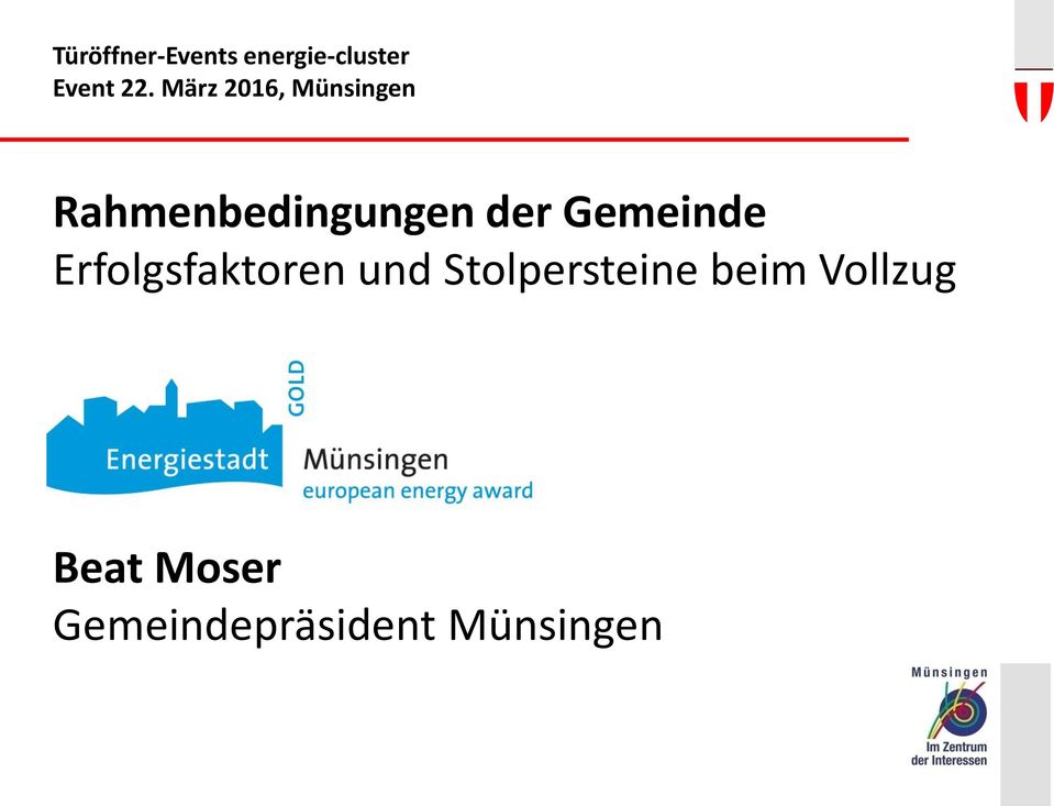 Gemeinde Erfolgsfaktoren und Stolpersteine